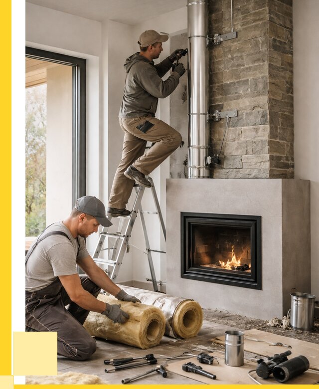 Монтаж дымоходов для каминов в Одинцове от 15534 р. ЭриданДнц