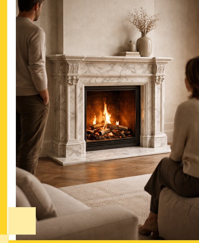 Мраморные камины под ключ в Одинцове от 258900 р. | ЭриданДнц