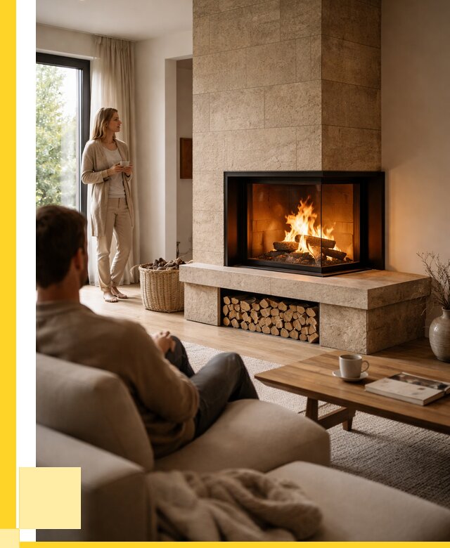 Угловые камины из кирпича установка в Одинцове от 155340 р. ЭриданДнц