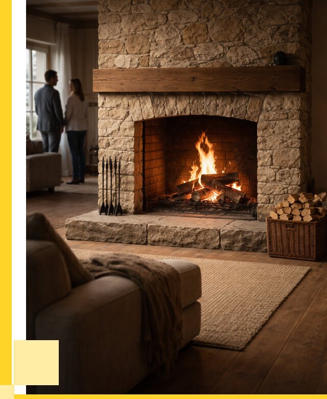 Открытые камины под ключ в Одинцове от 155340 р. ЭриданДнц