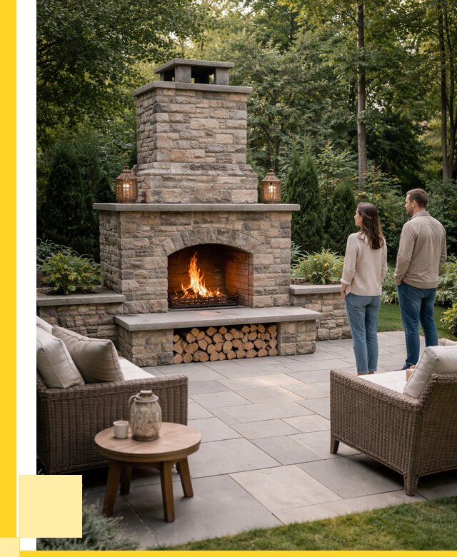 Уличные камины из кирпича в Одинцове от 155340 р. | ЭриданДнц