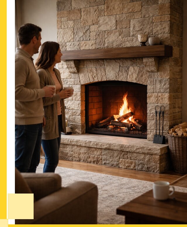 Каменные камины на заказ в Одинцове от 186408 р. | ЭриданДнц