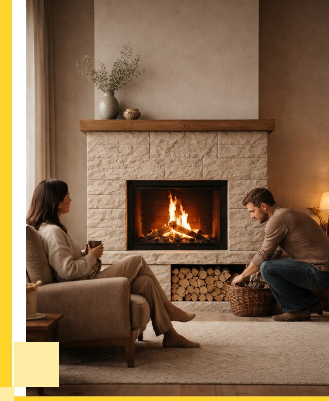 Камины для дома в Одинцове под ключ от 155340 р. | ЭриданДнц