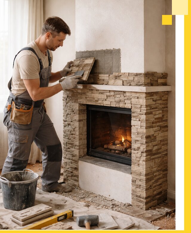 Изготовление и монтаж каминов для дома под ключ в Одинцове