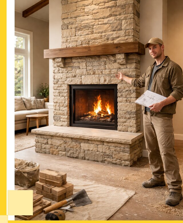 Камины под ключ в Одинцове от 186408 р. | ЭриданДнц — установка