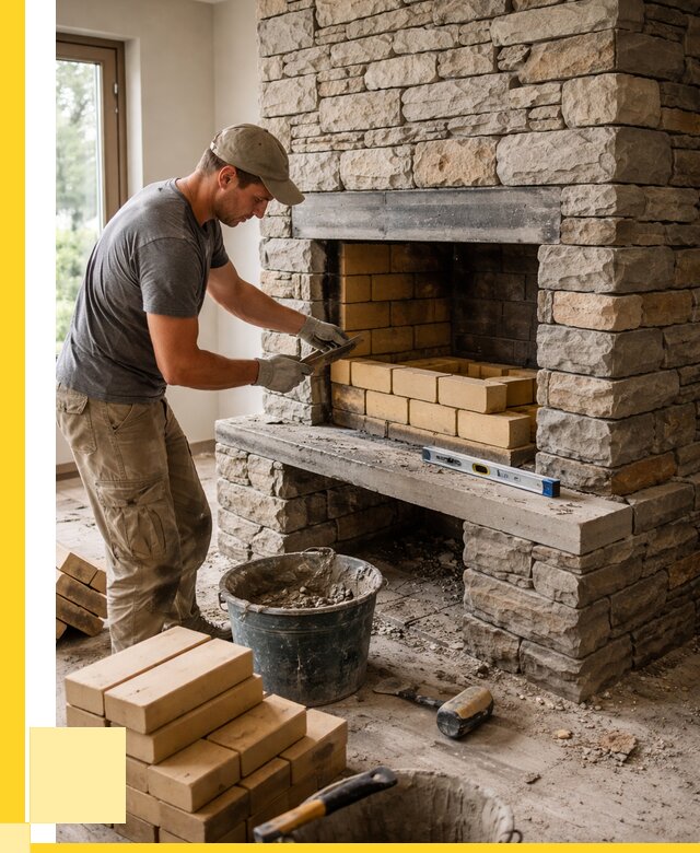 Кладка каминов и камина в Одинцове от 25890 р. ЭриданДнц