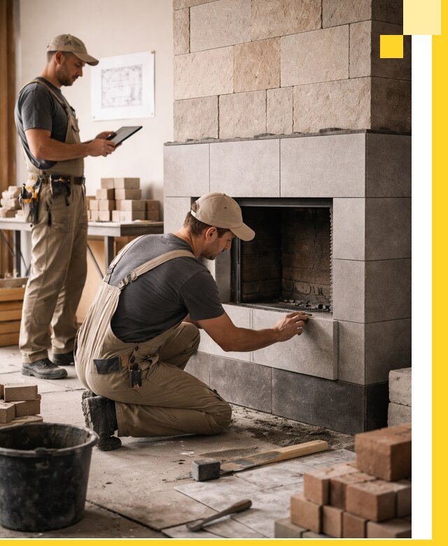 Индивидуальные проекты каминов и каминных систем в Одинцове