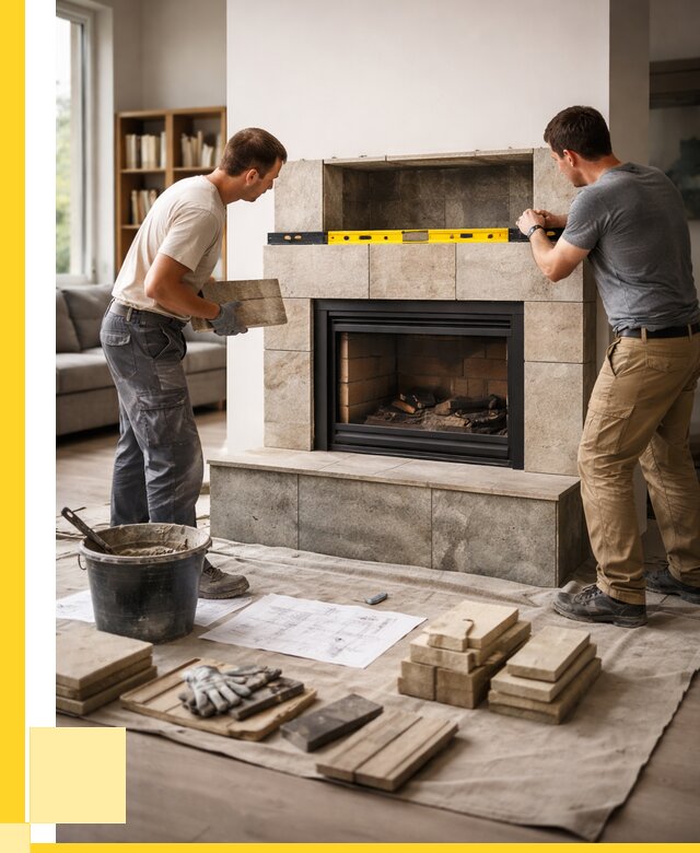 Монтаж каминов и установка в Одинцове от 46602 р. | ЭриданДнц