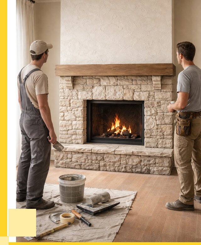 Отделка каминов в Одинцове от 6731 р. под ключ | ЭриданДнц