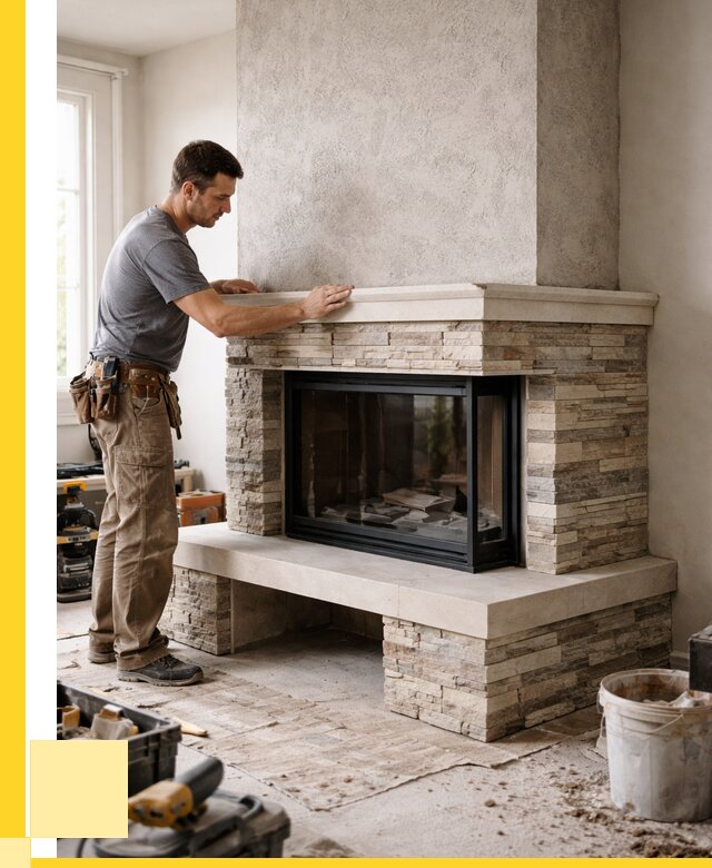 Изготовление каминов под ключ в Одинцове от 155340 р. | ЭриданДнц