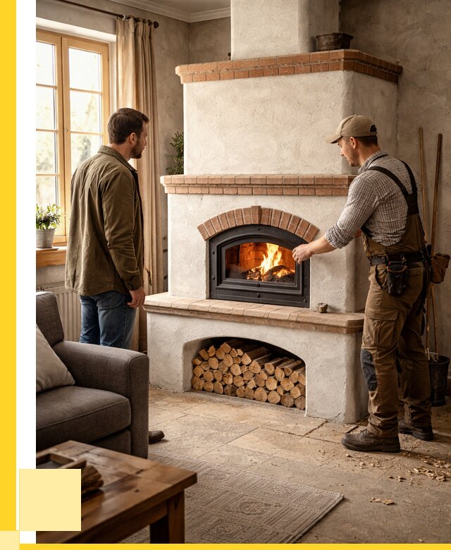 Печи камины в Одинцове: кирпичные, изразцовые от 62136 р. | ЭриданДнц