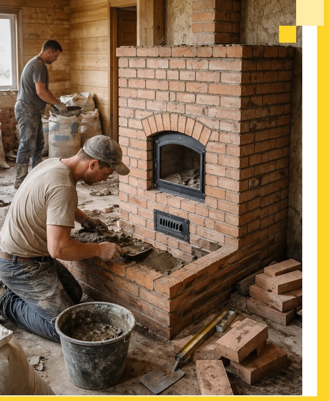 Профессиональное строительство печей в Одинцове под ключ