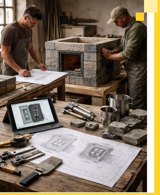 Разработка проектов печей с согласованием и монтажом в Одинцове