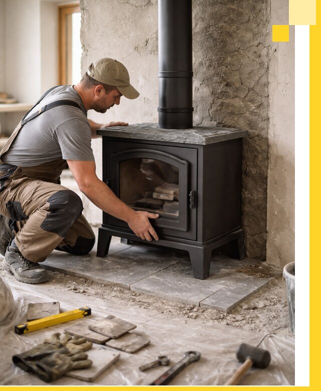 Профессиональный монтаж печей и каминов в Одинцове под ключ