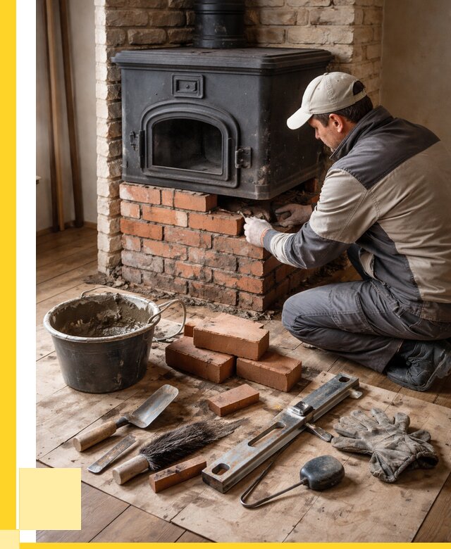 Ремонт печей в Одинцове от 12427 р., услуги печника ЭриданДнц