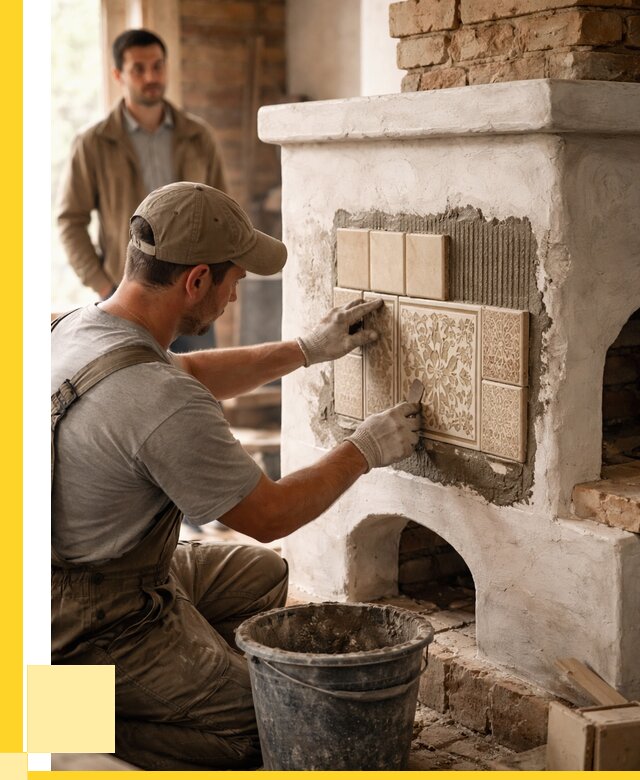 Отделка печей и банных печей в Одинцове от 36246 р. | ЭриданДнц