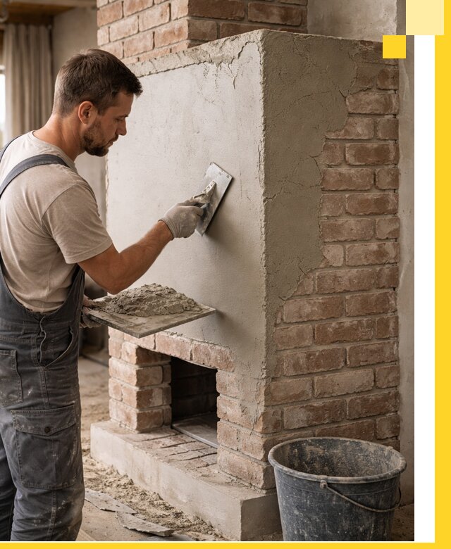 Отделка печей и облицовка каминов в Одинцове под ключ