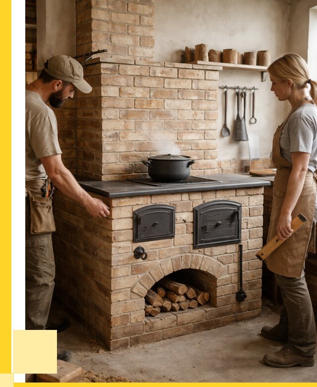 Варочно отопительные печи в Одинцове от 93204 р. | ЭриданДнц