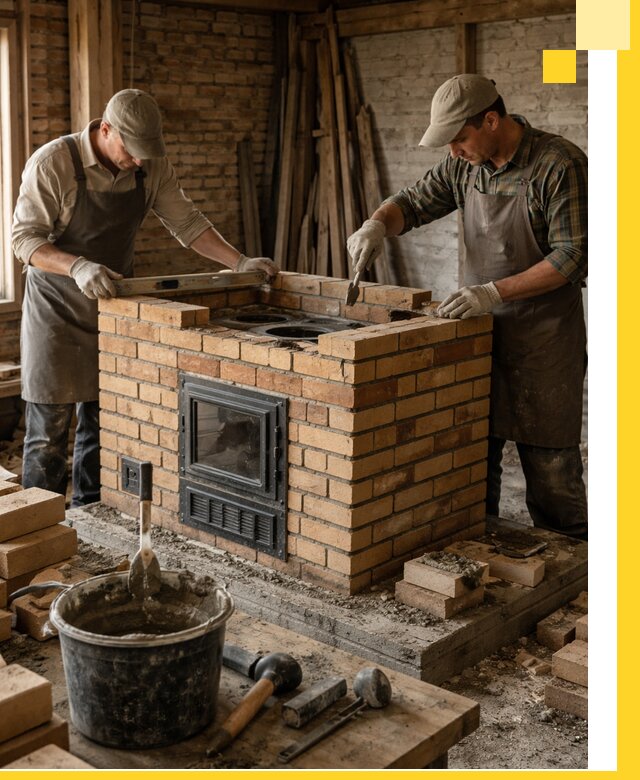 Изготовление и установка варочных печей под ключ в Одинцове