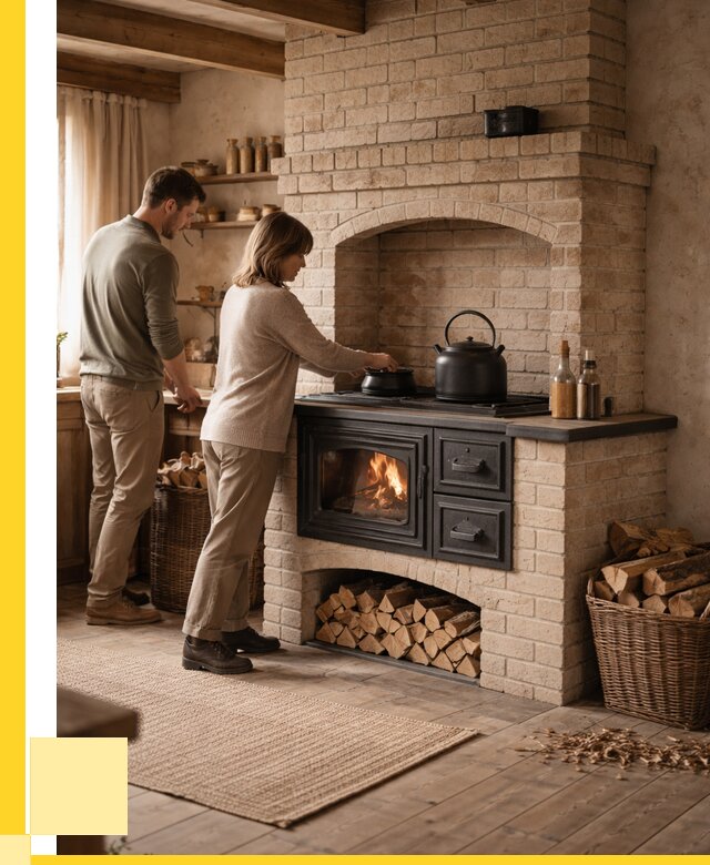 Печи с плитой в Одинцове от 46602 р. | ЭриданДнц — кирпичная печь