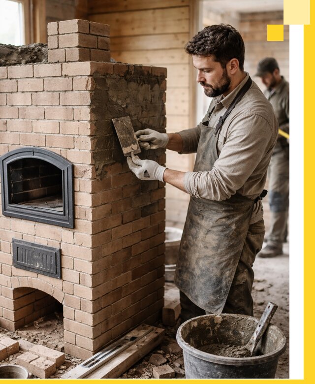 Изготовление и установка печей-шведок под ключ в Одинцове