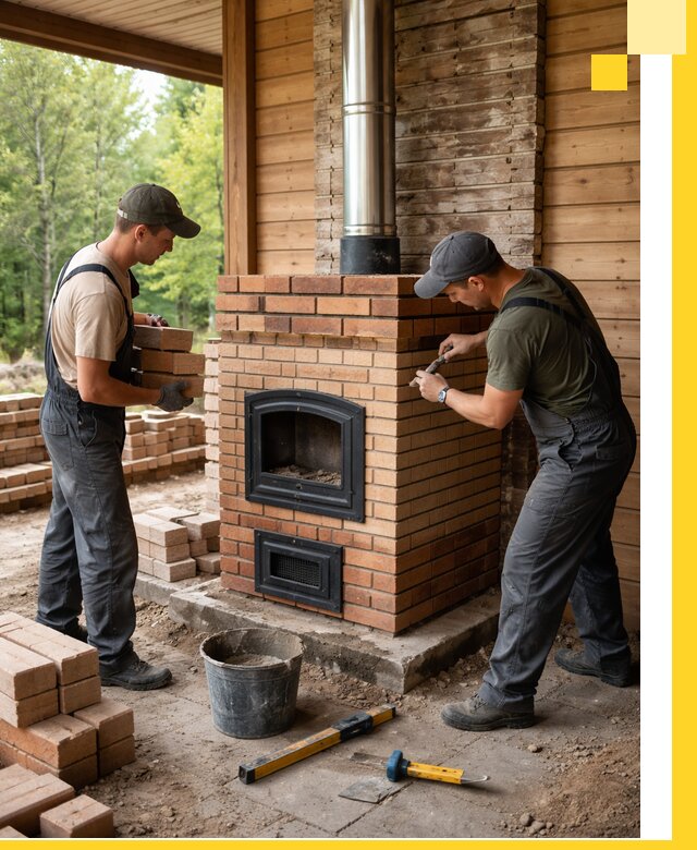 Производство и установка дачных печей под ключ в Одинцове