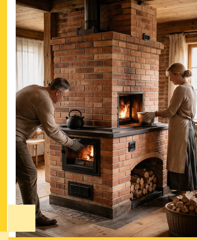 Печи для загородного дома под ключ в Одинцове от 82848 р. | ЭриданДнц