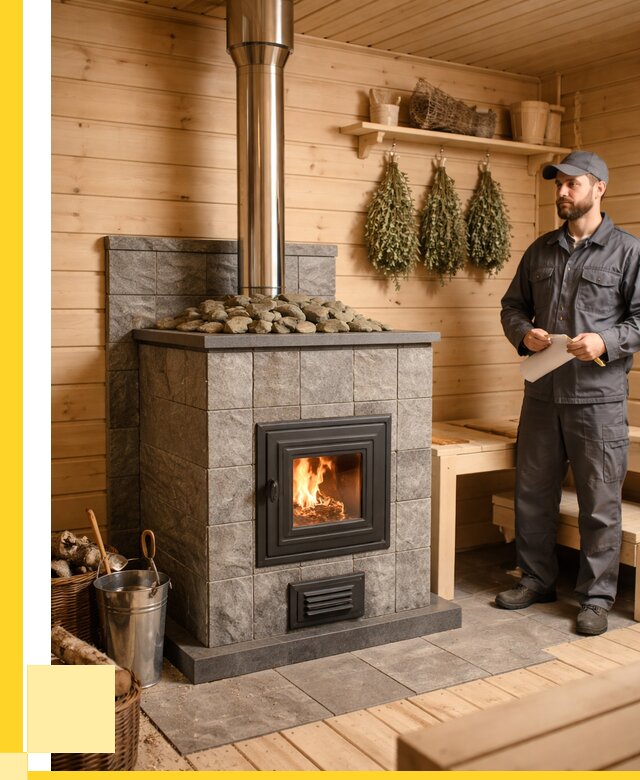 Печи для бани под ключ в Одинцове от 124272 р. | ЭриданДнц