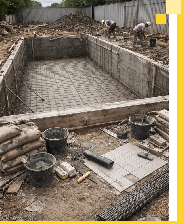 Строительство бассейнов под ключ в Одинцове, дизайн и монтаж