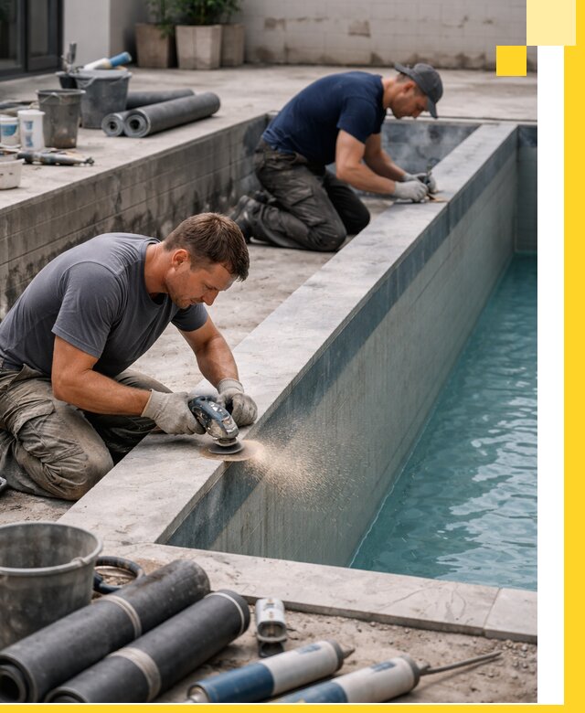 Профессиональный ремонт бассейнов под ключ в Одинцове