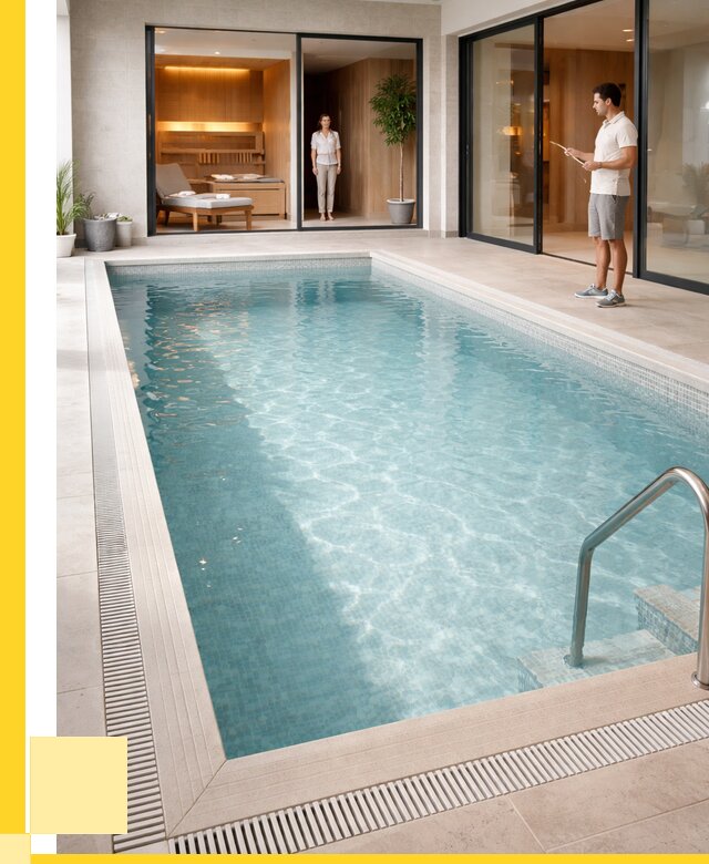 Отделка бассейна пленкой ПВХ в Одинцове от 3625 р. - ЭриданДнц