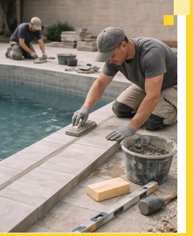 Отделка бассейнов в Одинцове: декоративная отделка и гидроизоляция