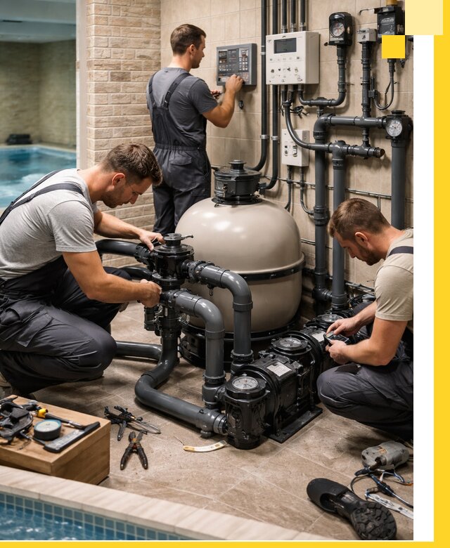 Комплексное оборудование для бассейнов под ключ в Одинцове