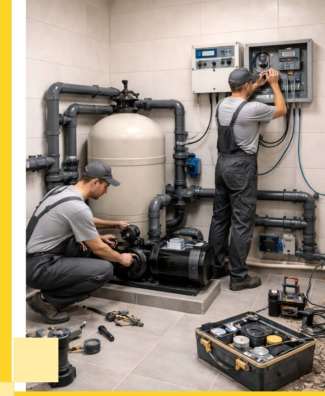 Монтаж оборудования для бассейнов в Одинцове от 41424 р. | ЭриданДнц