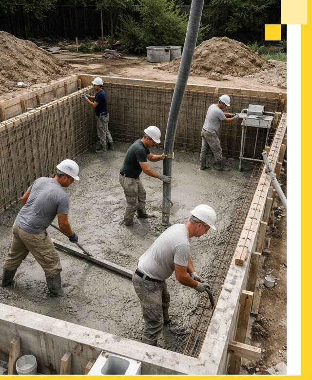 Строительство бетонных бассейнов под ключ в Одинцове