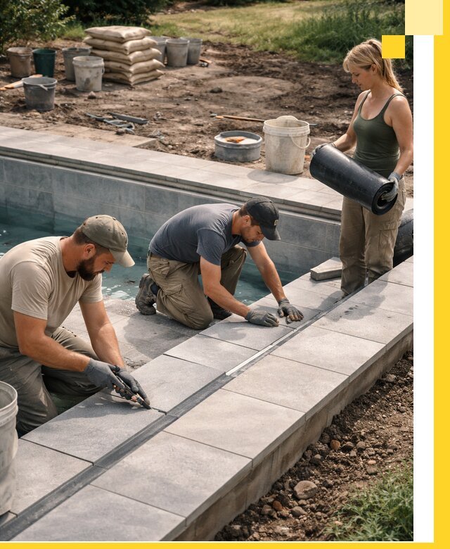 Строительство и монтаж уличных бассейнов под ключ в Одинцове