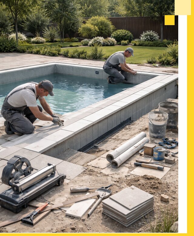 Строительство открытых бассейнов под ключ в Одинцове профессионально