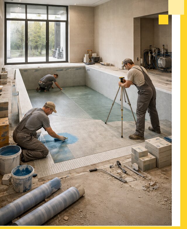 Проект и строительство закрытых бассейнов в Одинцове под ключ