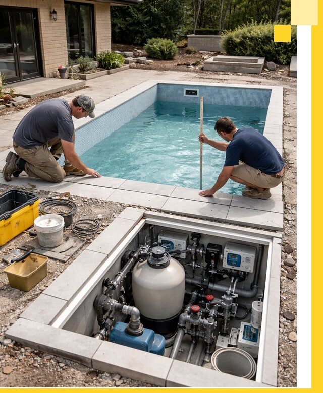 Строительство качественных домашних бассейнов под ключ в Одинцове