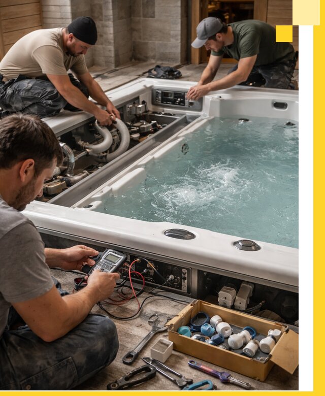 Гидромассажные бассейны под ключ в Одинцове, дизайн и монтаж