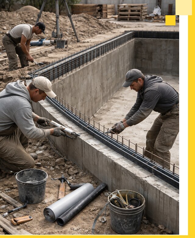 Качественный монтаж чаши бассейна в Одинцове под ключ с гарантией