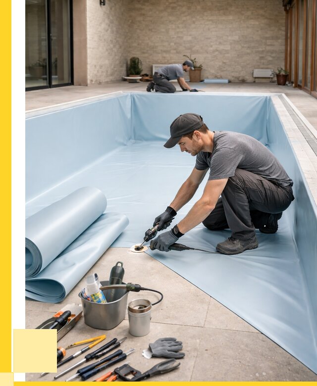 Пленка ПВХ для бассейнов в Одинцове от 2589 р. | ЭриданДнц