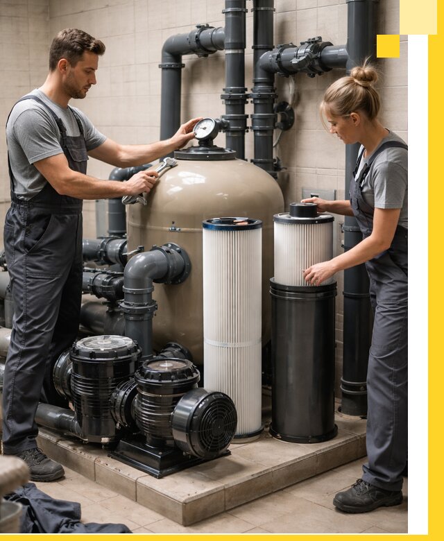 Фильтры и системы фильтрации для бассейнов в Одинцове