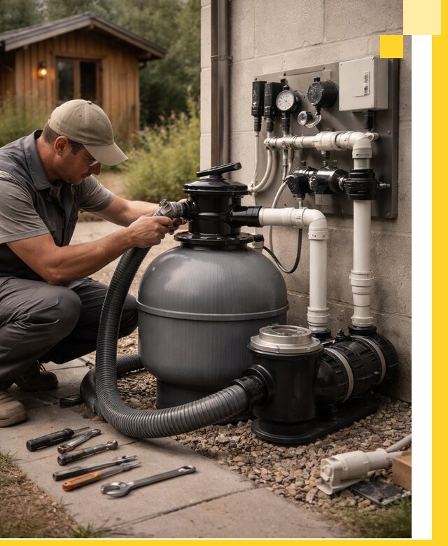 Продажа и монтаж фильтров и насосов для бассейнов в Одинцове