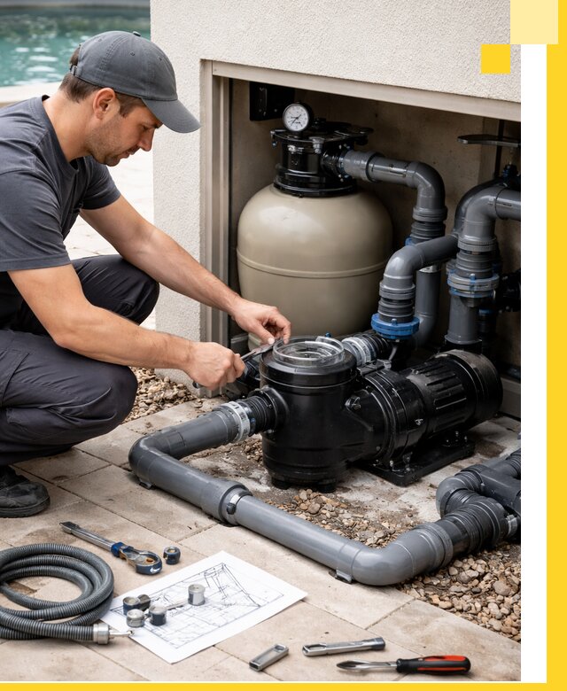 Поставка, монтаж и сервис насосов для бассейнов в Одинцове