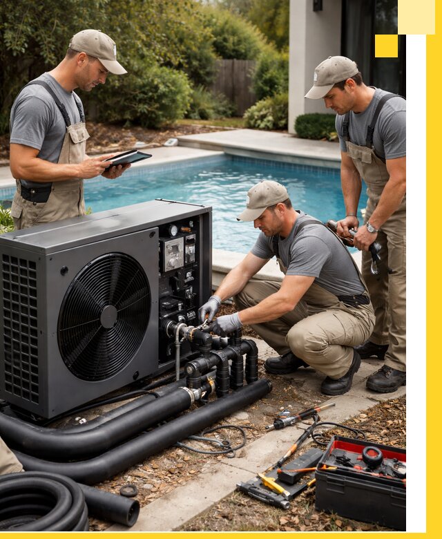 Проектирование и установка тепловых насосов для бассейнов в Одинцове