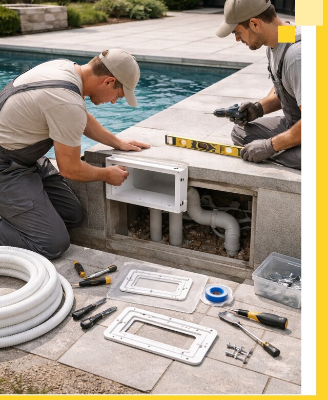 Поставка и установка скиммеров для бассейнов в Одинцове