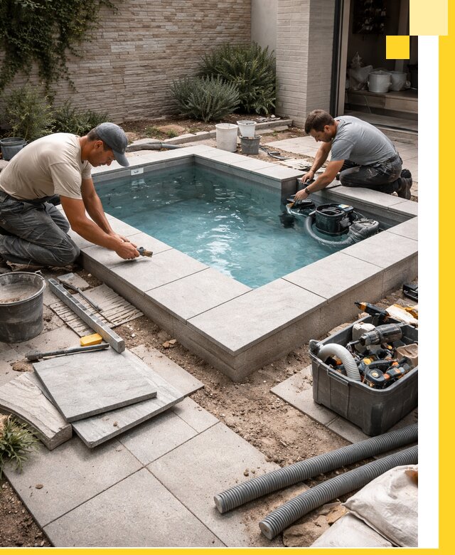 Мини бассейны под ключ в Одинцове, дизайн и установка