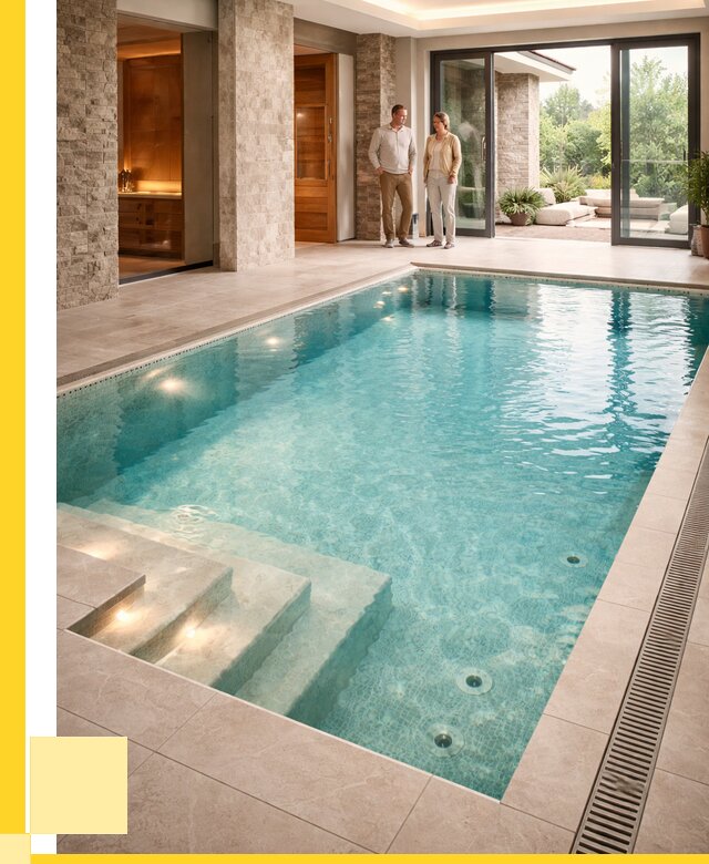 Бассейн во дворе в Одинцове: проект, отделка от 1242720 р. | ЭриданДнц