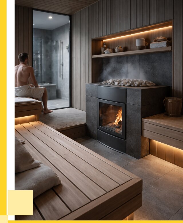 Проект сауны в частном доме в Одинцове от 36246 р. | ЭриданДнц